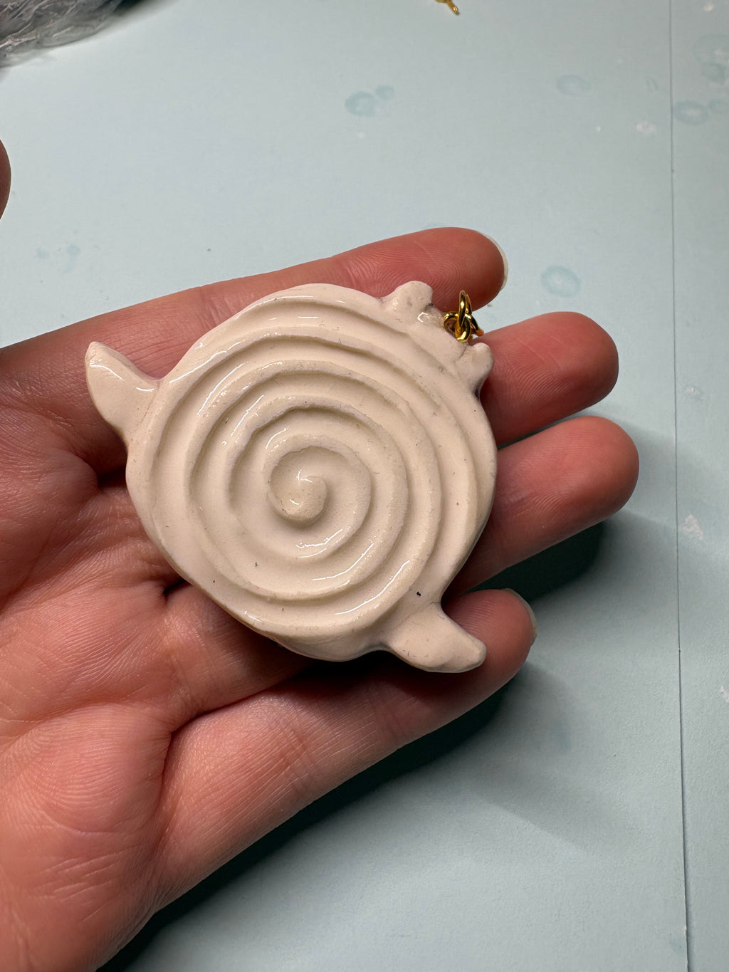 Purple Whale shark worry stone