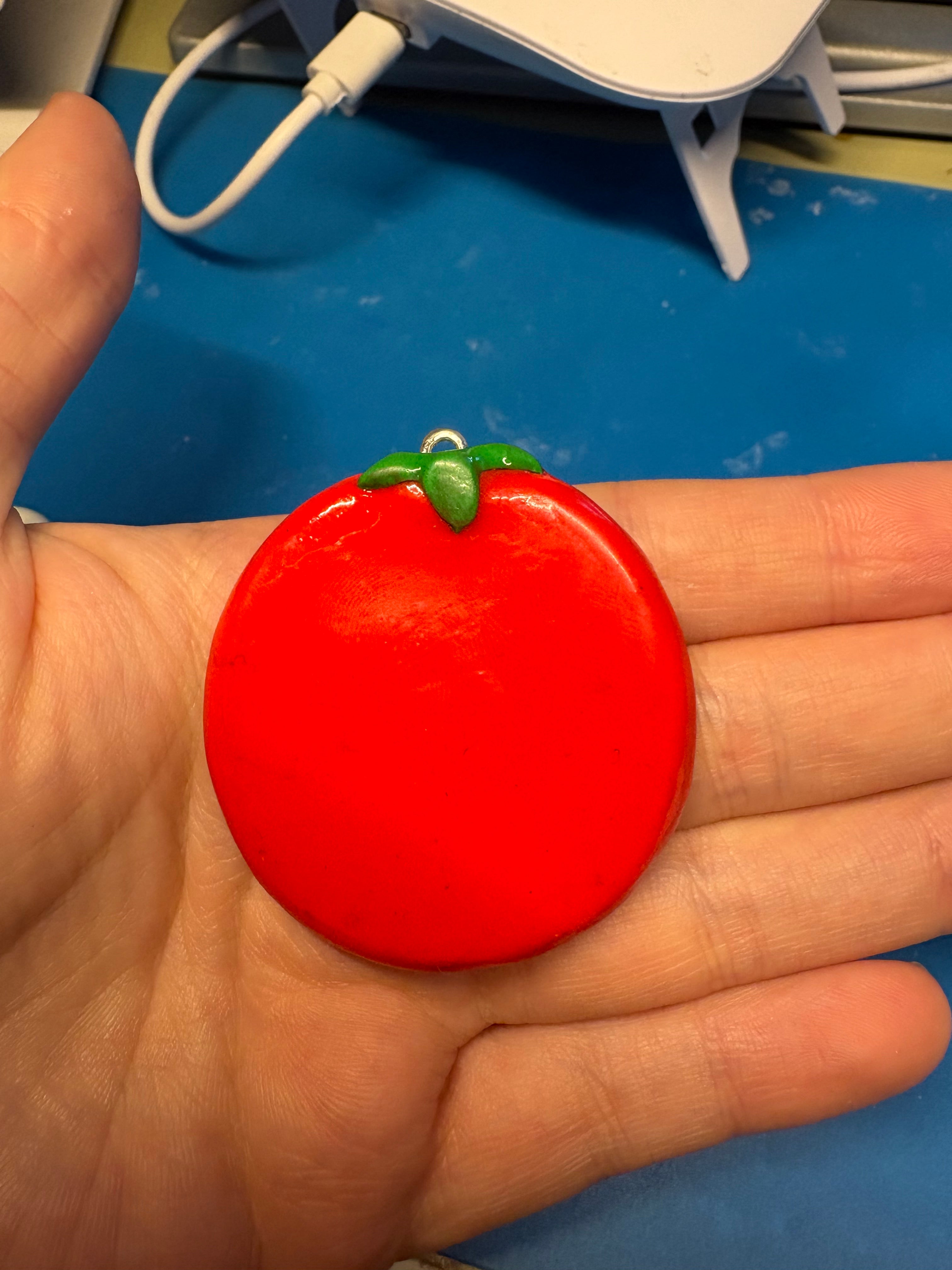 Tomato worry stone
