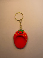 Strawberry worry stone