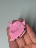 Custom whale shark worry stone
