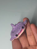 Custom whale shark worry stone